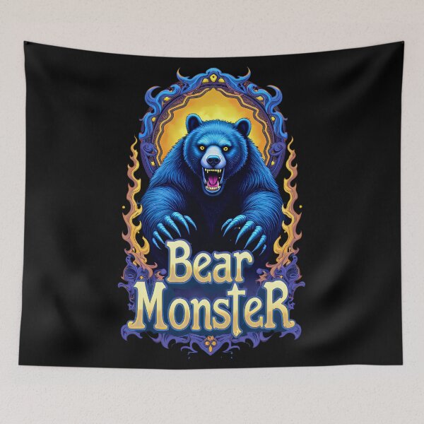 Item preview, A Bear Monster, Monster Design designed and sold by PixelStoneDesign .