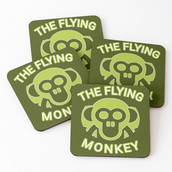 Item preview, flying monkey green cool logo designed and sold by vibeno1.