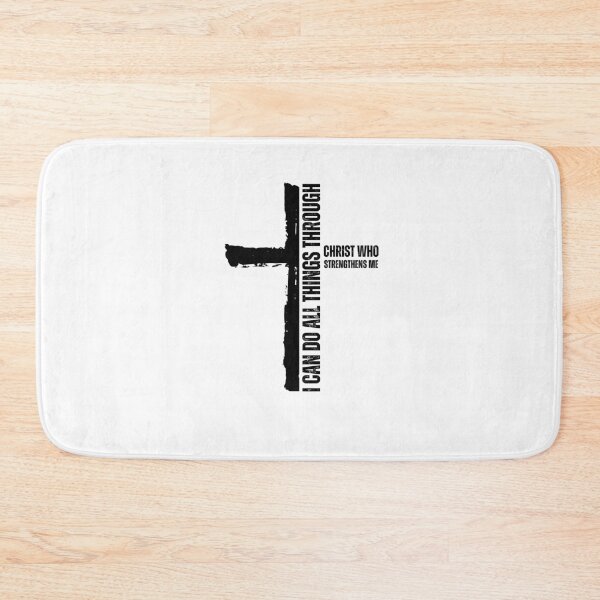 Item preview, Philippians 413 Christian workout gym weight lifting cross designed and sold by snowry.