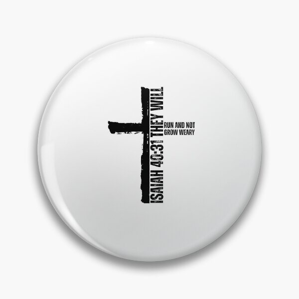Item preview, They will run and not grow weary workout gym cross Christian designed and sold by snowry.