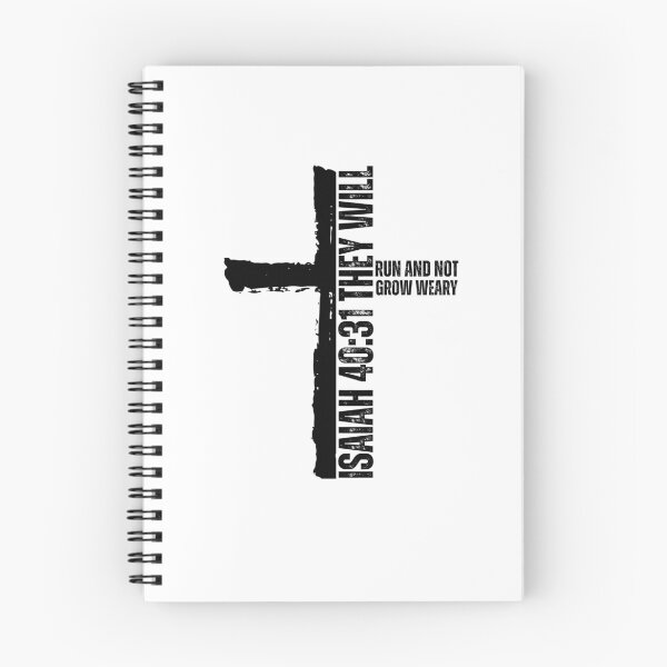 Item preview, They will run and not grow weary workout gym cross Christian designed and sold by snowry.