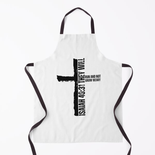 Item preview, They will run and not grow weary workout gym cross Christian designed and sold by snowry.