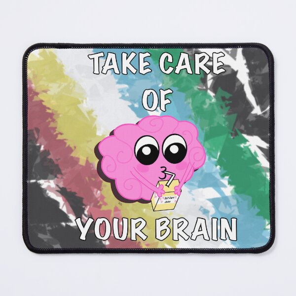 Item preview, Take care of your brain- disability flag designed and sold by LaurenEhretArt.