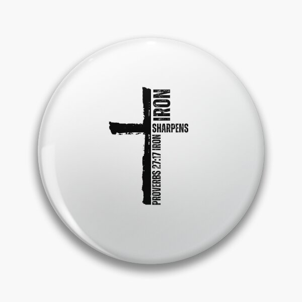 Item preview, Iron Sharpens Iron Christian faith workout gym cross designed and sold by snowry.