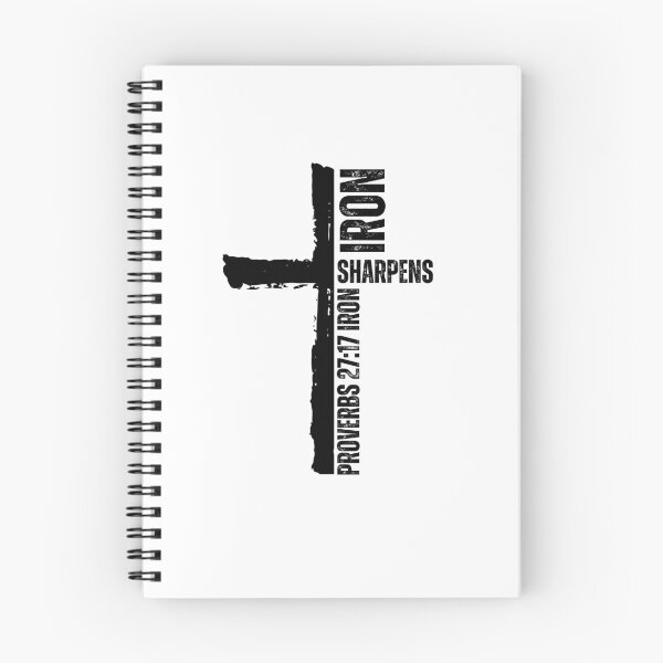 Item preview, Iron Sharpens Iron Christian faith workout gym cross designed and sold by snowry.