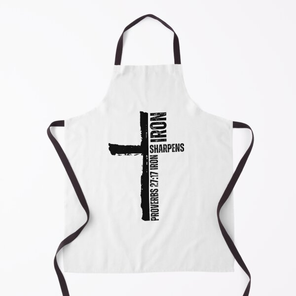 Item preview, Iron Sharpens Iron Christian faith workout gym cross designed and sold by snowry.