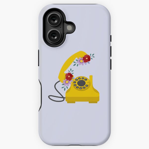 Aperçu de l'œuvre Téléphone rétro jaune chez Flowers créée et vendue par AlginaPugachova.