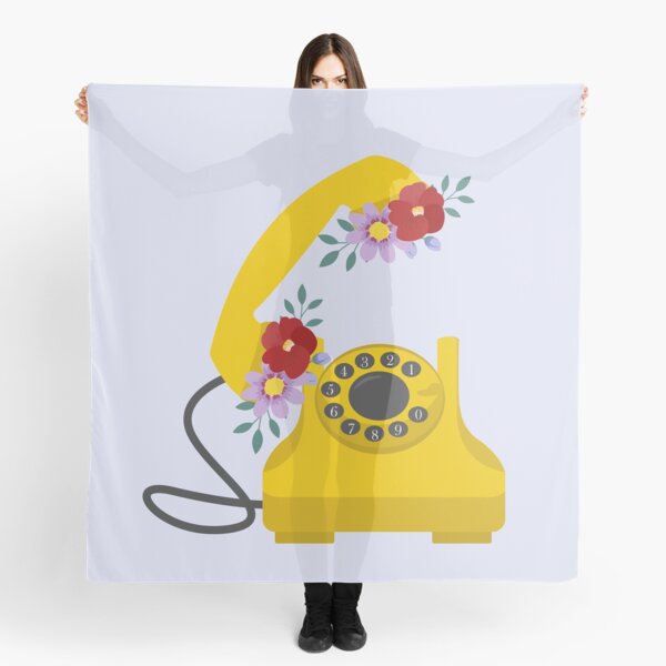 Aperçu de l'œuvre Téléphone rétro jaune chez Flowers créée et vendue par AlginaPugachova.