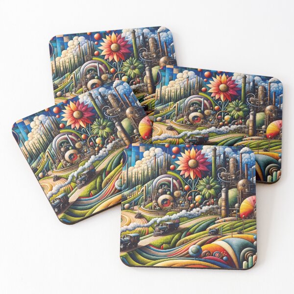 Item preview, Dieselpunk Floral Factory designed and sold by M-Y-A-R-T-.