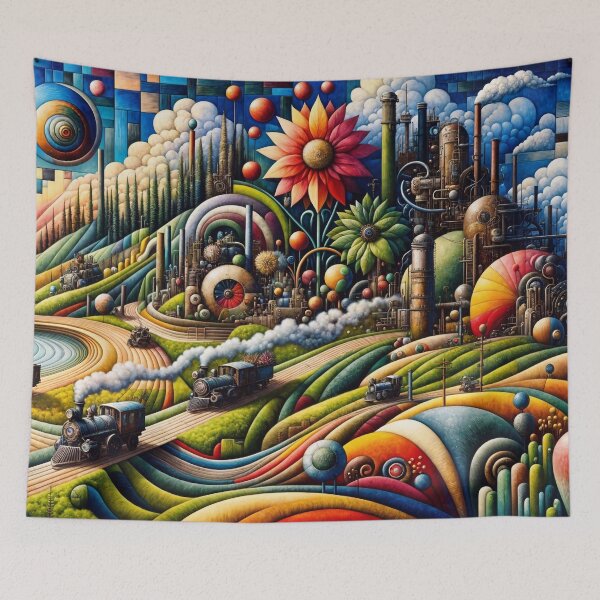 Item preview, Dieselpunk Floral Factory designed and sold by M-Y-A-R-T-.