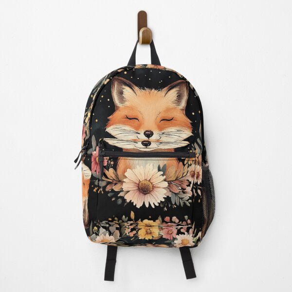 Item preview, Boho Fox Floral Art Print – Enchanting Nature Decor designed and sold by TuncGK.