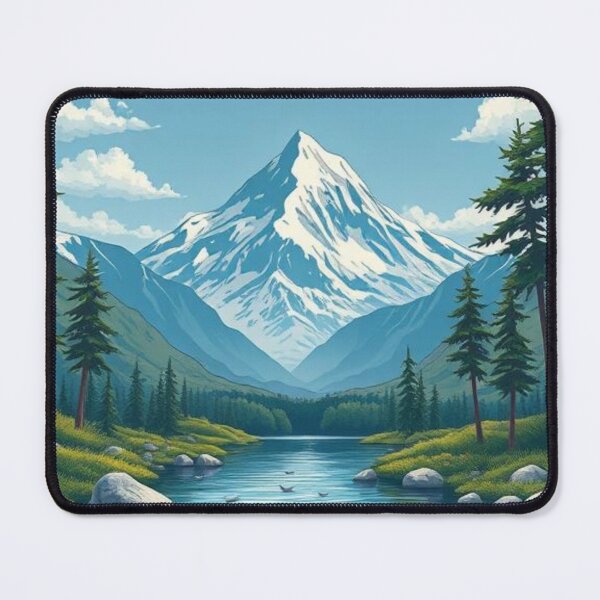 Item preview, Tranquil Mountain Landscape designed and sold by Farsky-Fashion.
