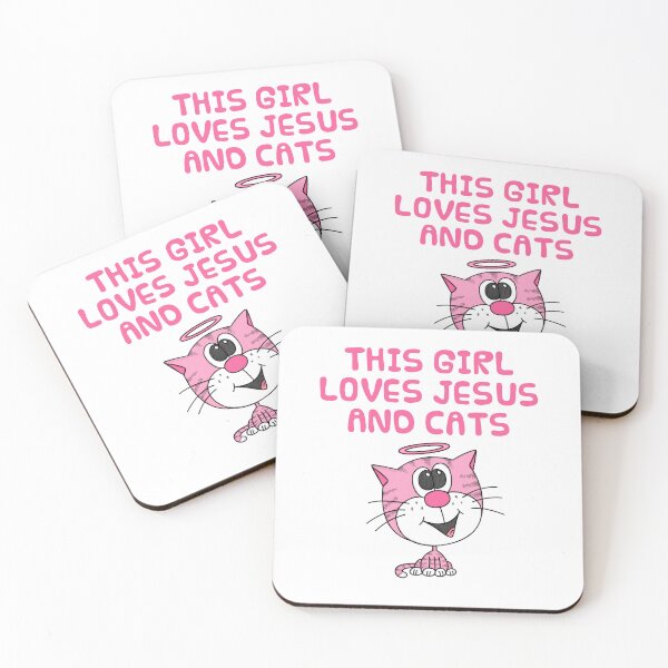 Item preview, This Girl Loves Jesus and Cats, Christian Women designed and sold by doodlerob.