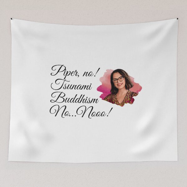 Item preview, Piper no, Tsunami, Buddhism, No noooo!  -  Victoria White Lotus designed and sold by livetogether.