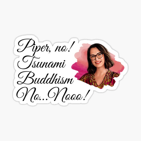 Item preview, Piper no, Tsunami, Buddhism, No noooo!  -  Victoria White Lotus designed and sold by livetogether.