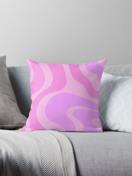 Vista previa del artículo con la obra «Remolinos abstractos modernos de color rosa y morado», diseñado y vendido por JulzPink.