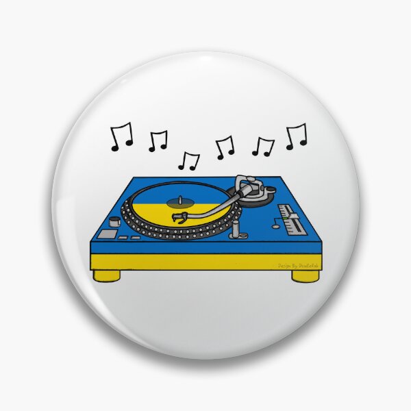 Item preview, DJ Ukrainian Flag Music Producer Musician designed and sold by doodlerob.