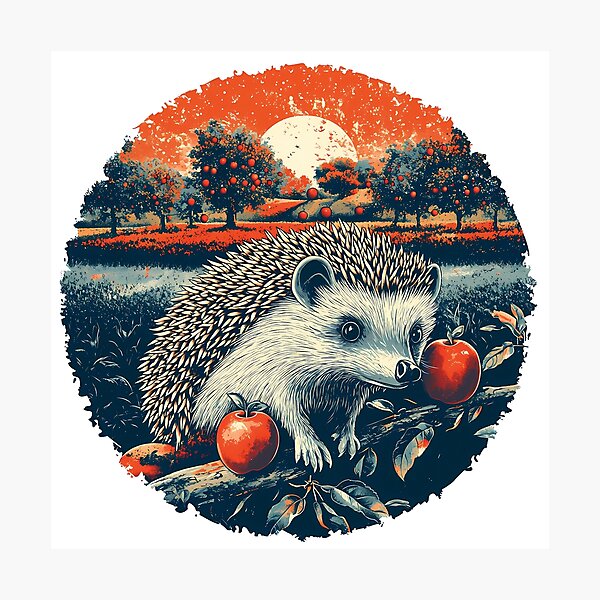 Item preview, Hedgehog Design designed and sold by AlchemyColor.