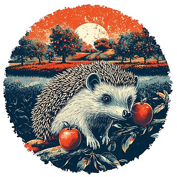 Artwork thumbnail, Hedgehog Design by AlchemyColor