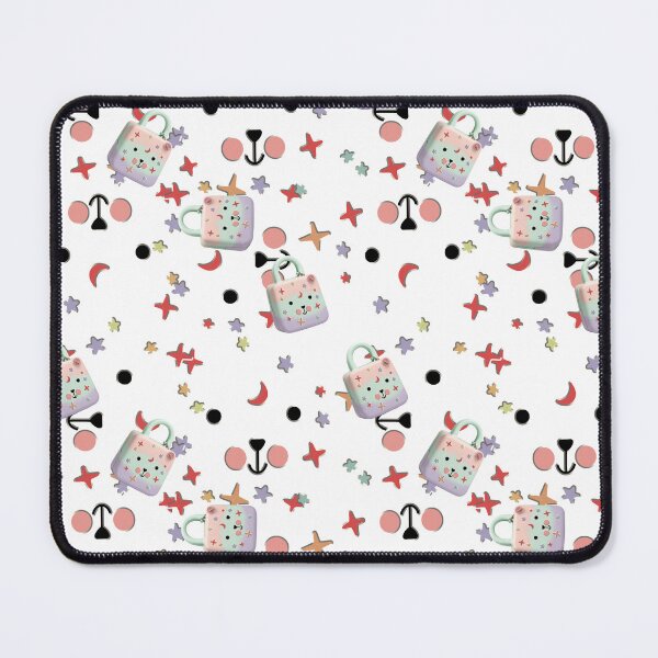 Item preview, Set of Handbags and Cute Face with Pastel Colors Cartoon-Style. designed and sold by MigWhimsy.