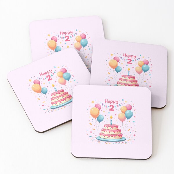 Item preview, Cute Happy 2nd Birthday designed and sold by Itsheartshop.