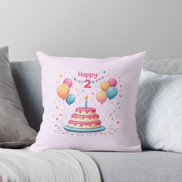 Item preview, Cute Happy 2nd Birthday designed and sold by Itsheartshop.