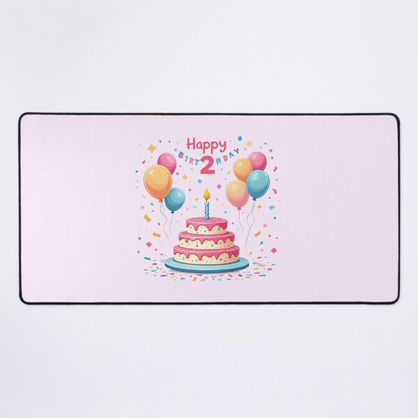 Item preview, Cute Happy 2nd Birthday designed and sold by Itsheartshop.