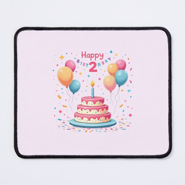 Item preview, Cute Happy 2nd Birthday designed and sold by Itsheartshop.
