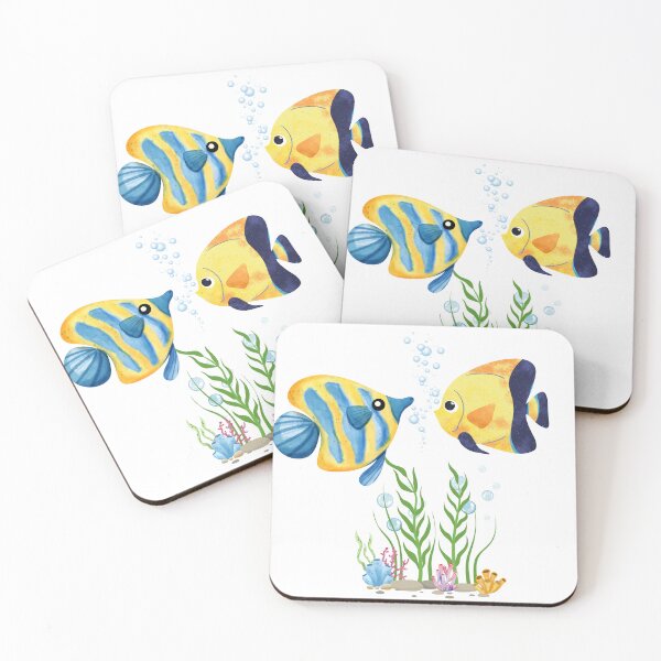 Item preview, Two fish greet in underwater  designed and sold by LaUnArt.