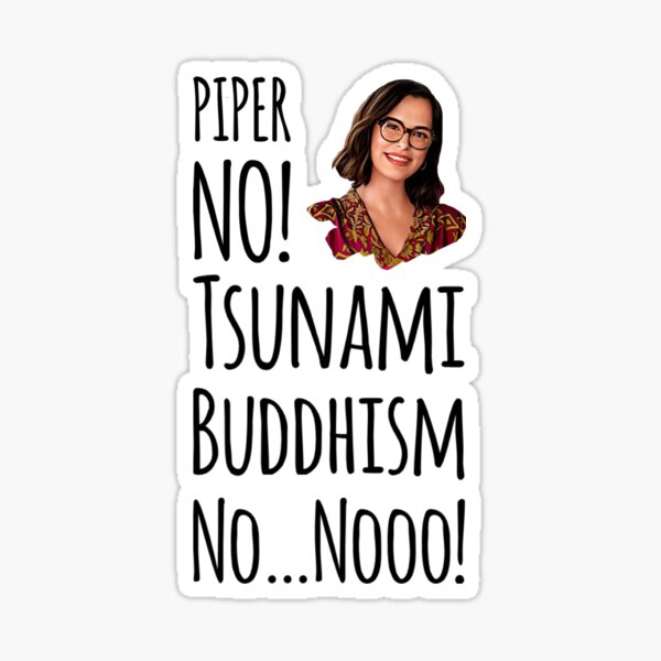 Item preview, Piper no, Tsunami, Buddhism, No noooo!  -  Victoria White Lotus designed and sold by livetogether.