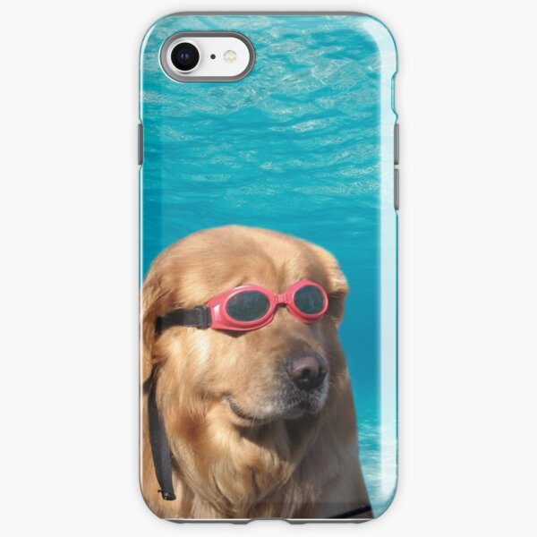 Swimmer Dog iPhone Tough Case