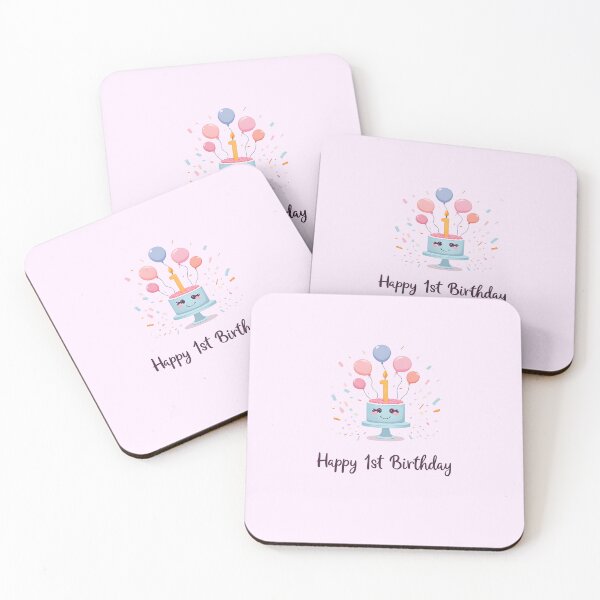 Item preview, Cute Happy 1st Birthday designed and sold by Itsheartshop.