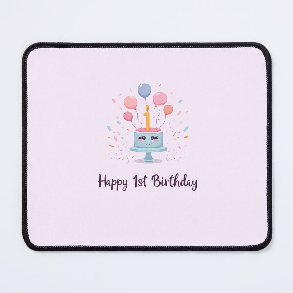 Item preview, Cute Happy 1st Birthday designed and sold by Itsheartshop.