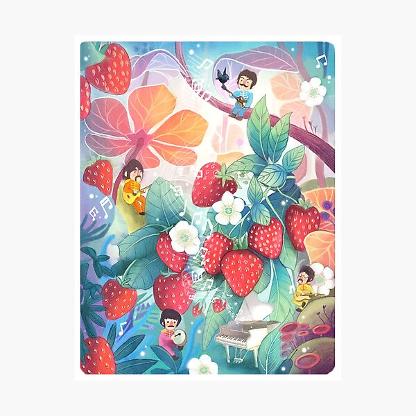 Item preview, strawberry field designed and sold by Julie Machado.