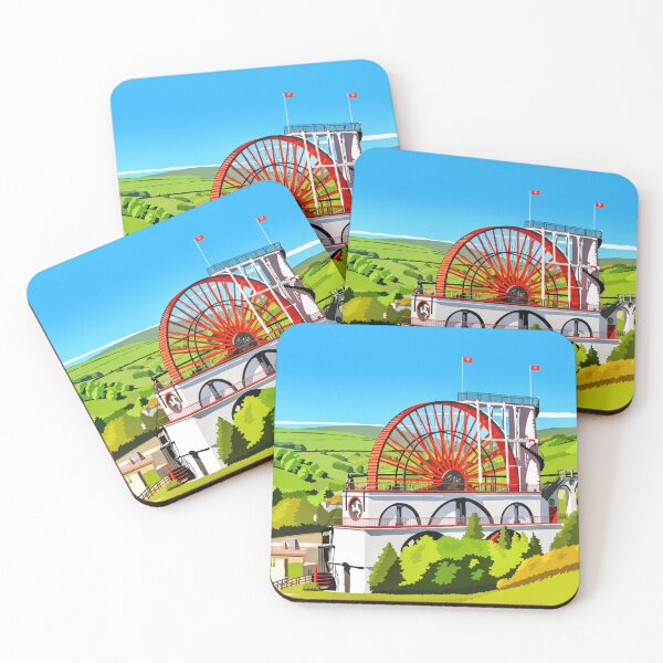Item preview, Laxey Wheel, Isle of Man designed and sold by Richard O'Neill Art.