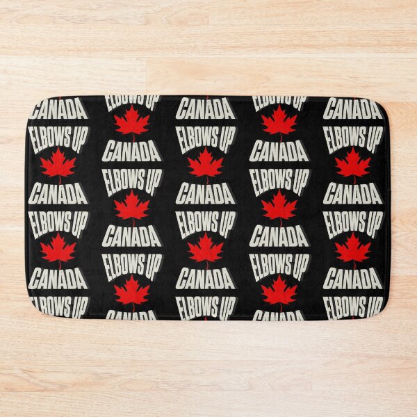 Item preview, Elbows up Canada Maple Leaf Ice Hockey designed and sold by TheTrendsDesk.
