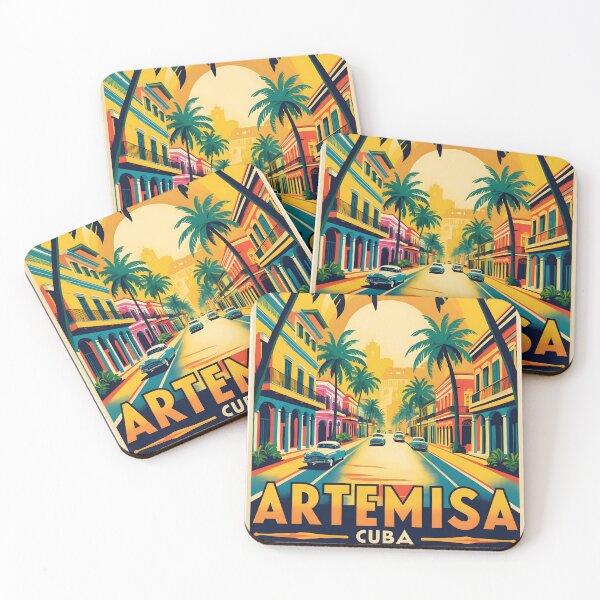 Item preview, Artemisa Cuba Viajes Vintage Turismo designed and sold by TravelersGems.