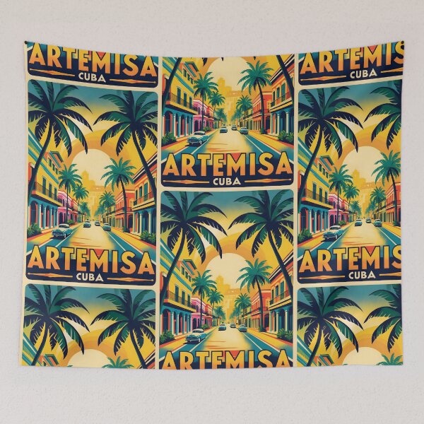 Item preview, Artemisa Cuba Viajes Vintage Turismo designed and sold by TravelersGems.