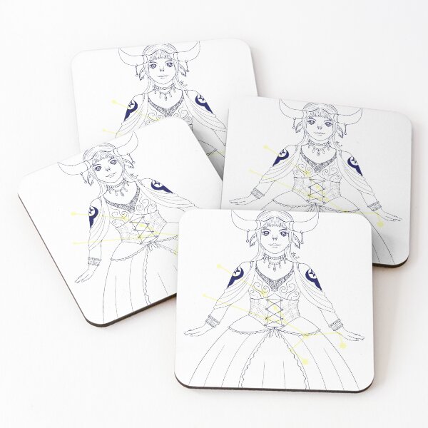Item preview, Taurus zodiac girl designed and sold by Bulles-de-Meri.
