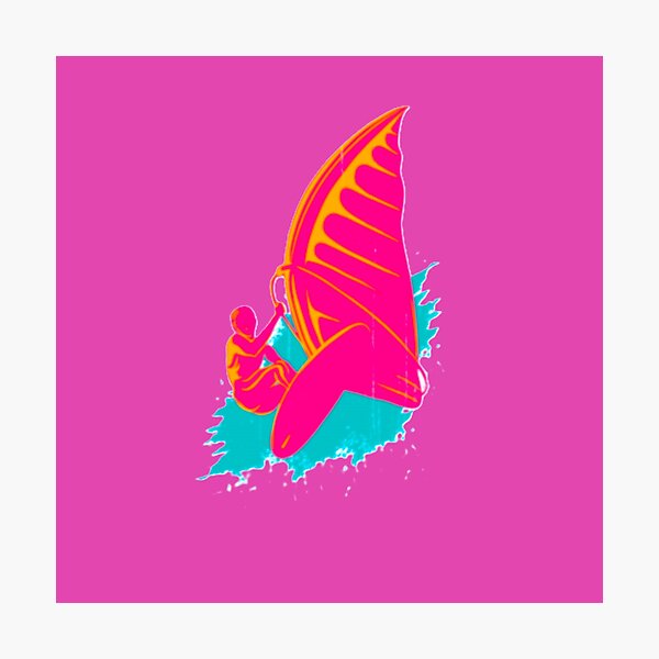 Item preview, Surfer Silhouette in Cerise designed and sold by Buckwig.