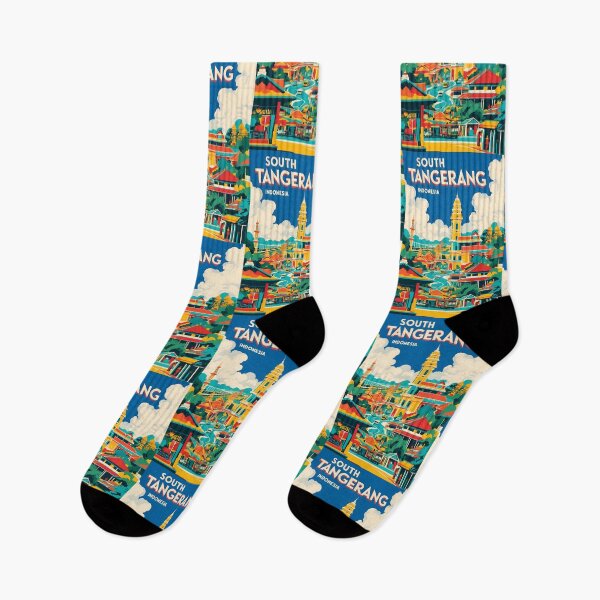 Item preview, South Tangerang Indonesia Vintage Travel Tourism designed and sold by TravelersGems.