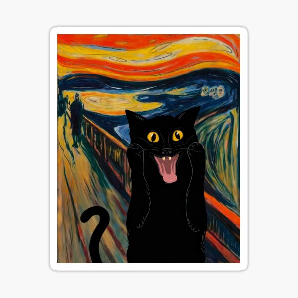 Artikel-Vorschau von Der Katzenschrei, designt und verkauft von Angry Swan Designs.