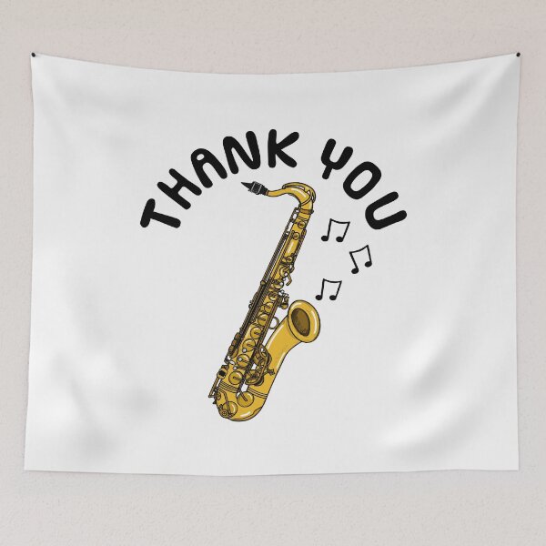 Artikelvorschau, Saxophon Danke Musiklehrer Saxophonist Musiker entworfen und verkauft von doodlerob.