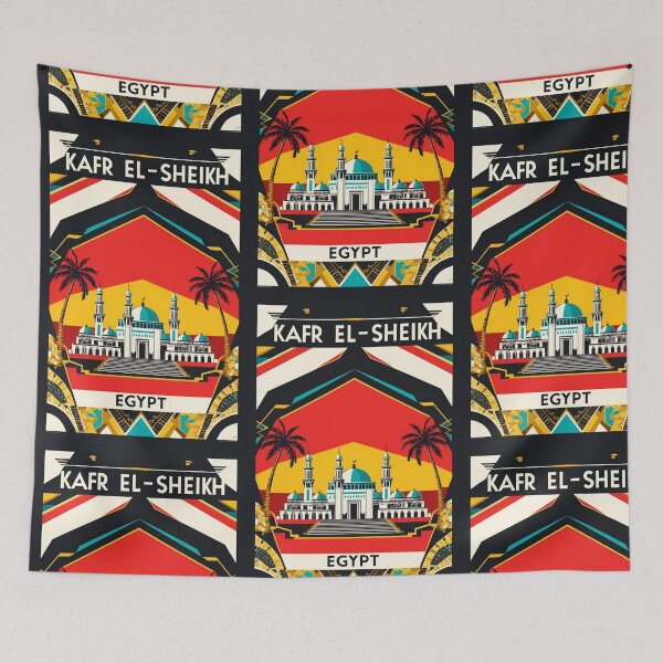 Item preview, Kafr El-Sheikh Egypt Vintage Travel Tourism designed and sold by TravelersGems.