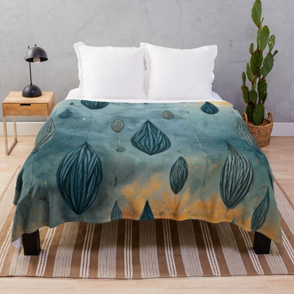 Item preview, Surreal Rainfall – Abstract Watercolor Teardrop Pattern designed and sold by Art Garden.