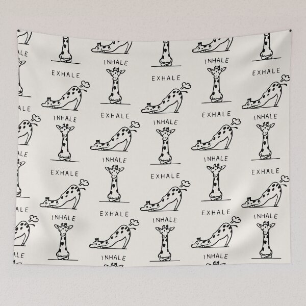 Item preview, Inhala, exhala, jirafa designed and sold by Huebucket.
