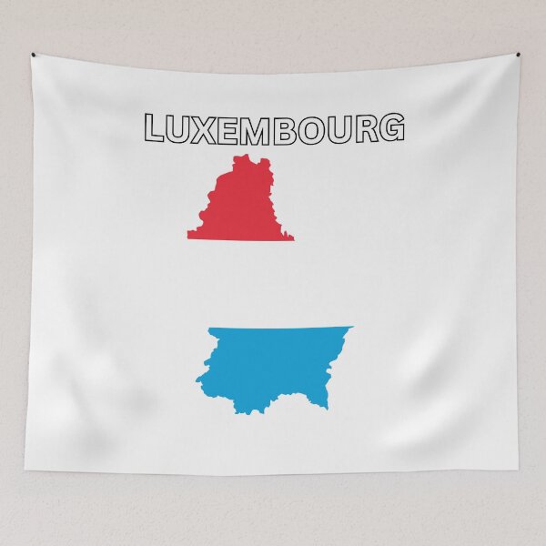 Item preview, Luxembourg  Flag Map Design designed and sold by atomstartup.