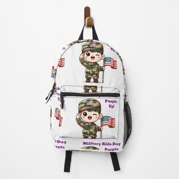 Item preview, Proud Military Kid day – Brave, Strong, Loved. designed and sold by Wear Sculpt.