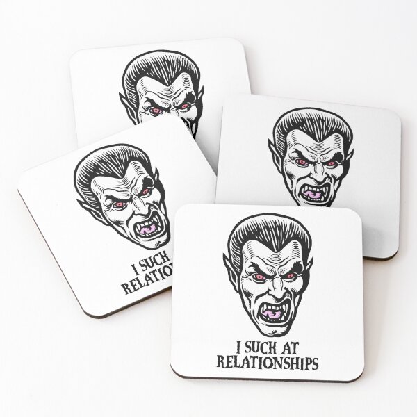Item preview, I Suck at Relationships - Vampire designed and sold by DopeyRobot.