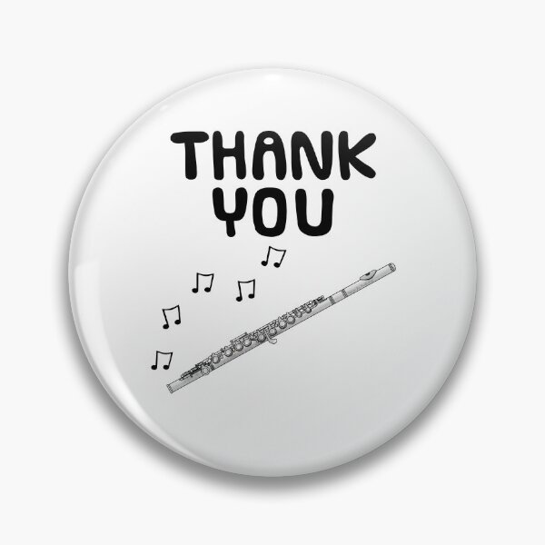 Item preview, Flute Thank You Music Teacher Flutist Musician designed and sold by doodlerob.